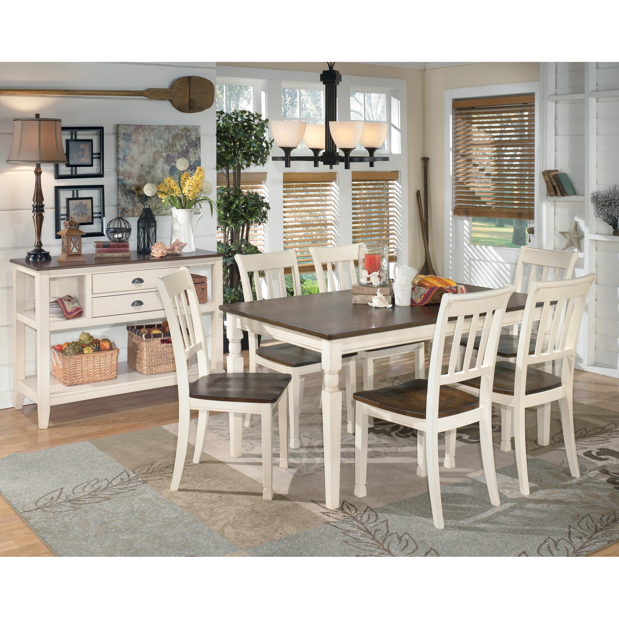 Ashley Furniture Signature Design Whitesburg D58359 TwoTone Dining